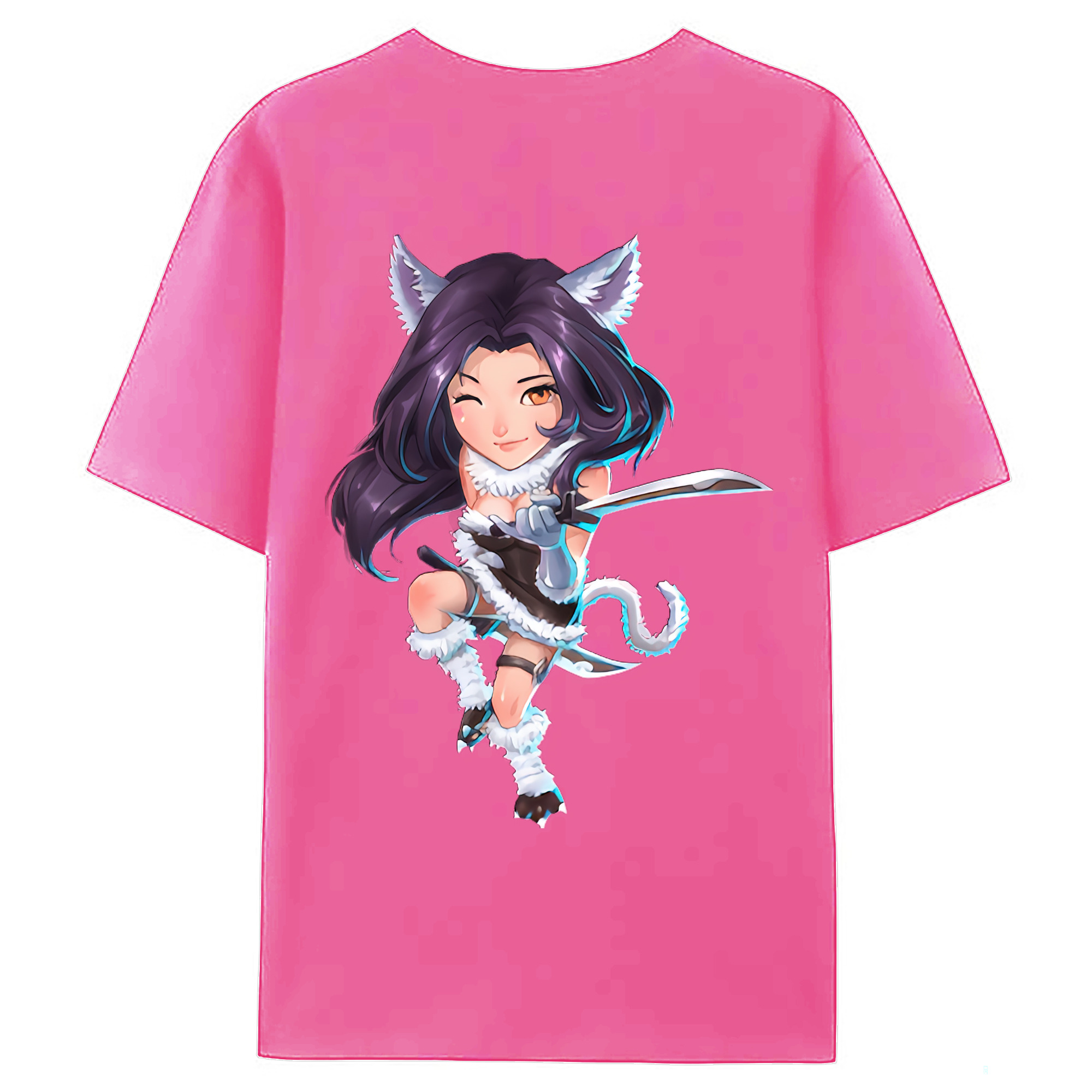 （画像用） リーグ・オブ・レジェンド League of Legends LOL レディース半袖Tシャツ(バックプリント)